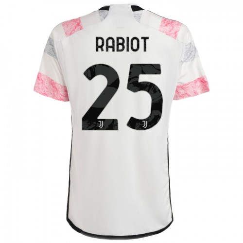 Juventus Rabiot 25 Voetbalshirt Uit 2023-24 Juventus Rabiot 25 Voetbalshirt Uit 2023-24